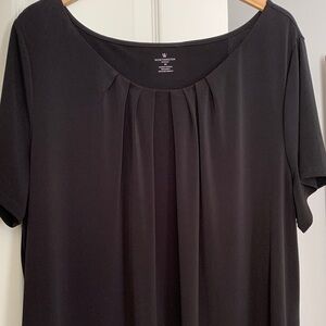 Worthington Black Blouse 2X
